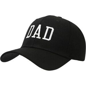 Women's Black Fashion Baseball Cap Adjustable Strap Back Visor Sports Hat